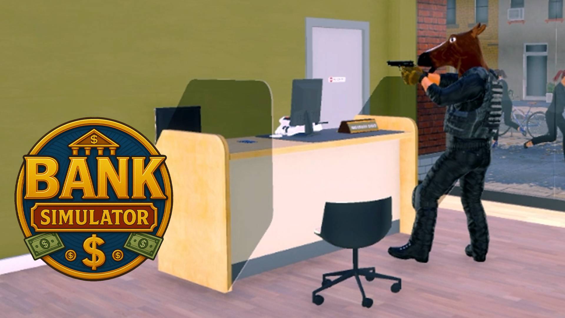 СРАЗУ ОГРАБИЛИ - Bank Simulator | #первыйвзгляд смотреть онлайн