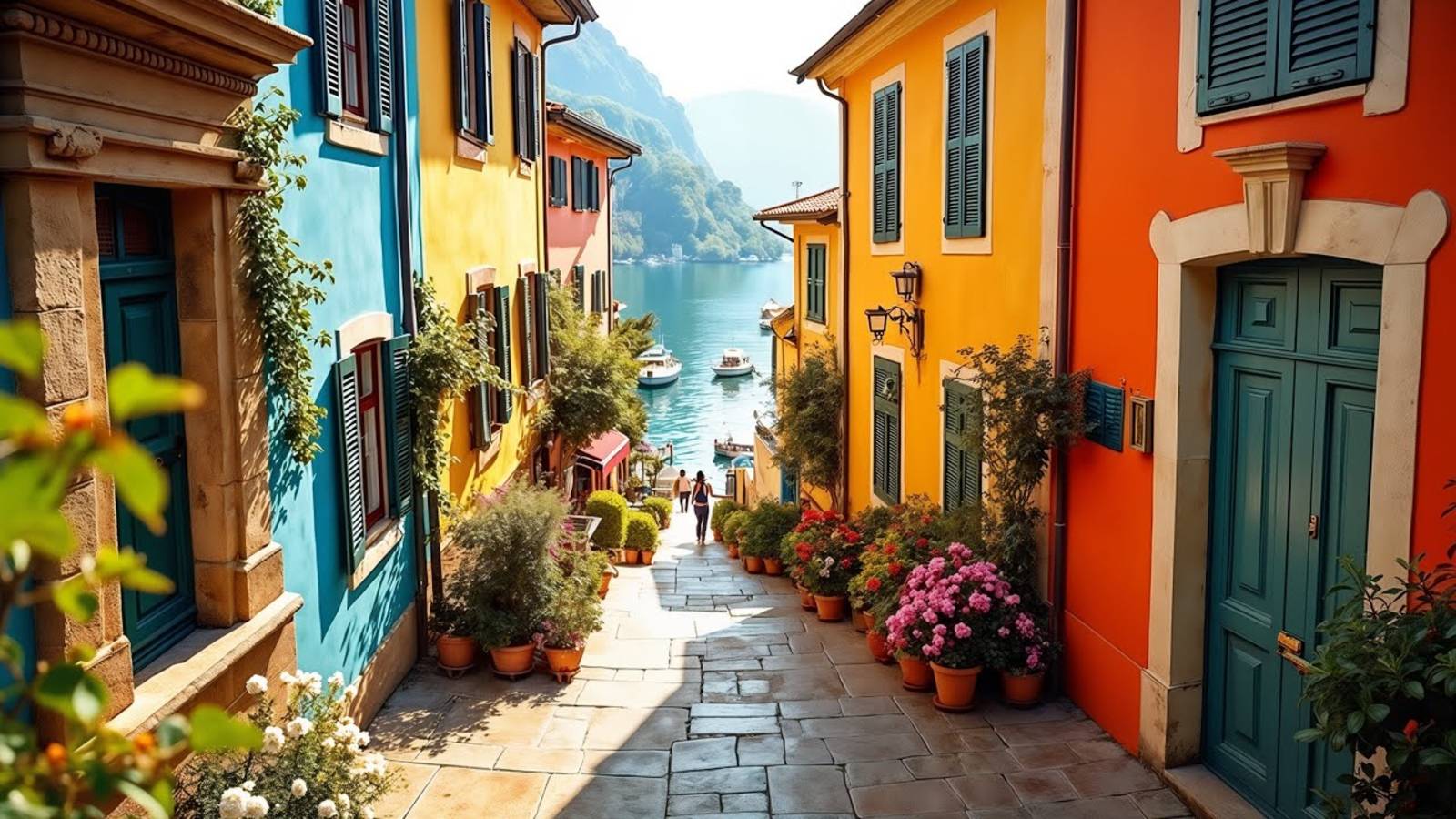 Пешая прогулка по Варенне перед летним дождём | Захватывающие виды на озеро Комо | #шариклайф смотреть онлайн