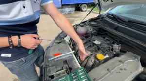 ТО2 не у дилера (замена масла в двс, фильтр и свечи).