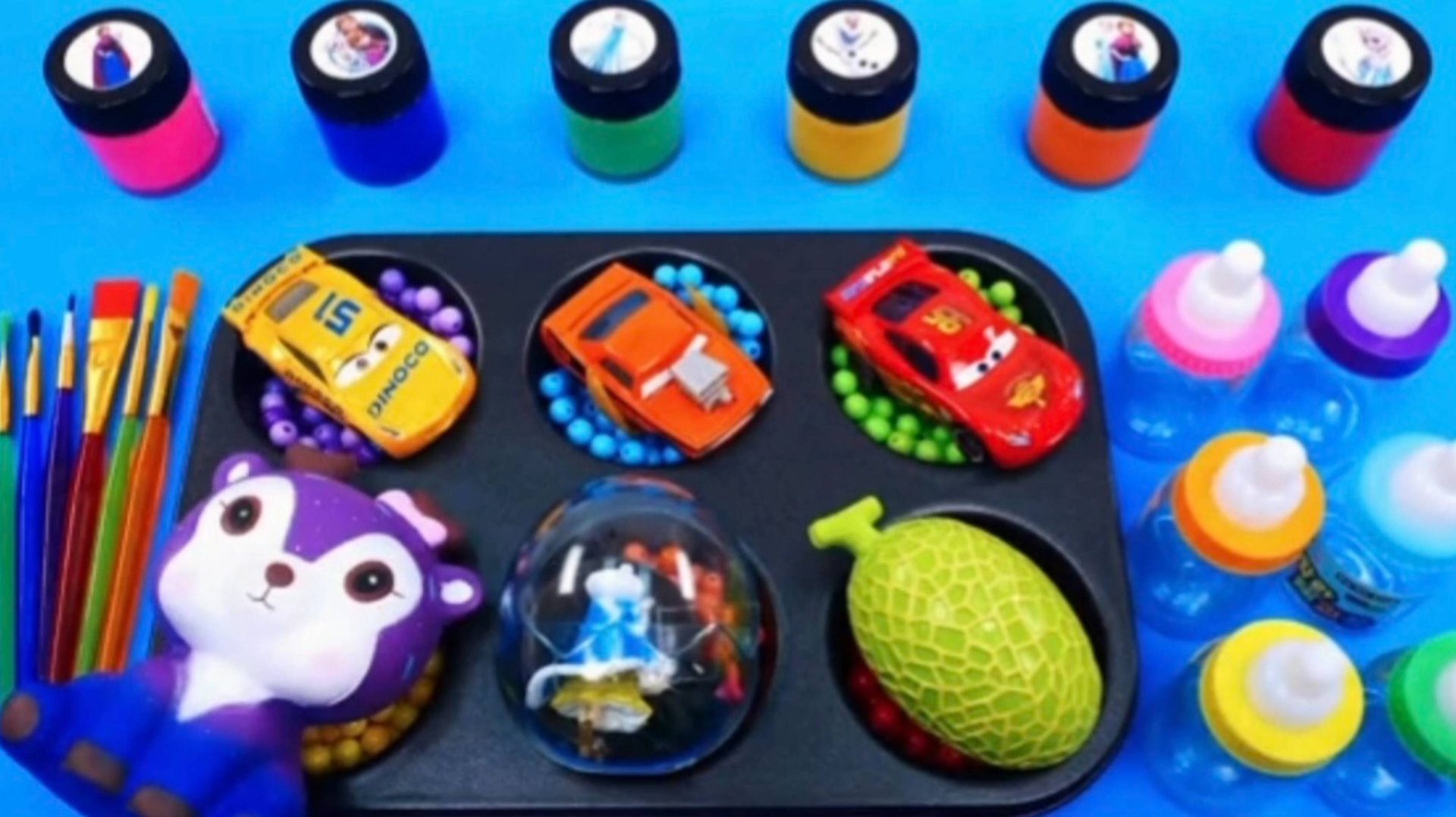 Мультики для детей про цвета, игрушки #мультики #слаймы #мультикидлядетей #цвета