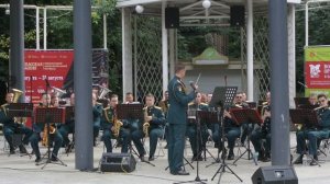 Марш «Радость победы» в исполнении оркестра Военного университета