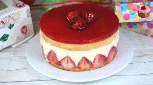 🍓 Летний торт «Фрезье» с клубникой — легендарный французский десерт у Вас дома! 🍓