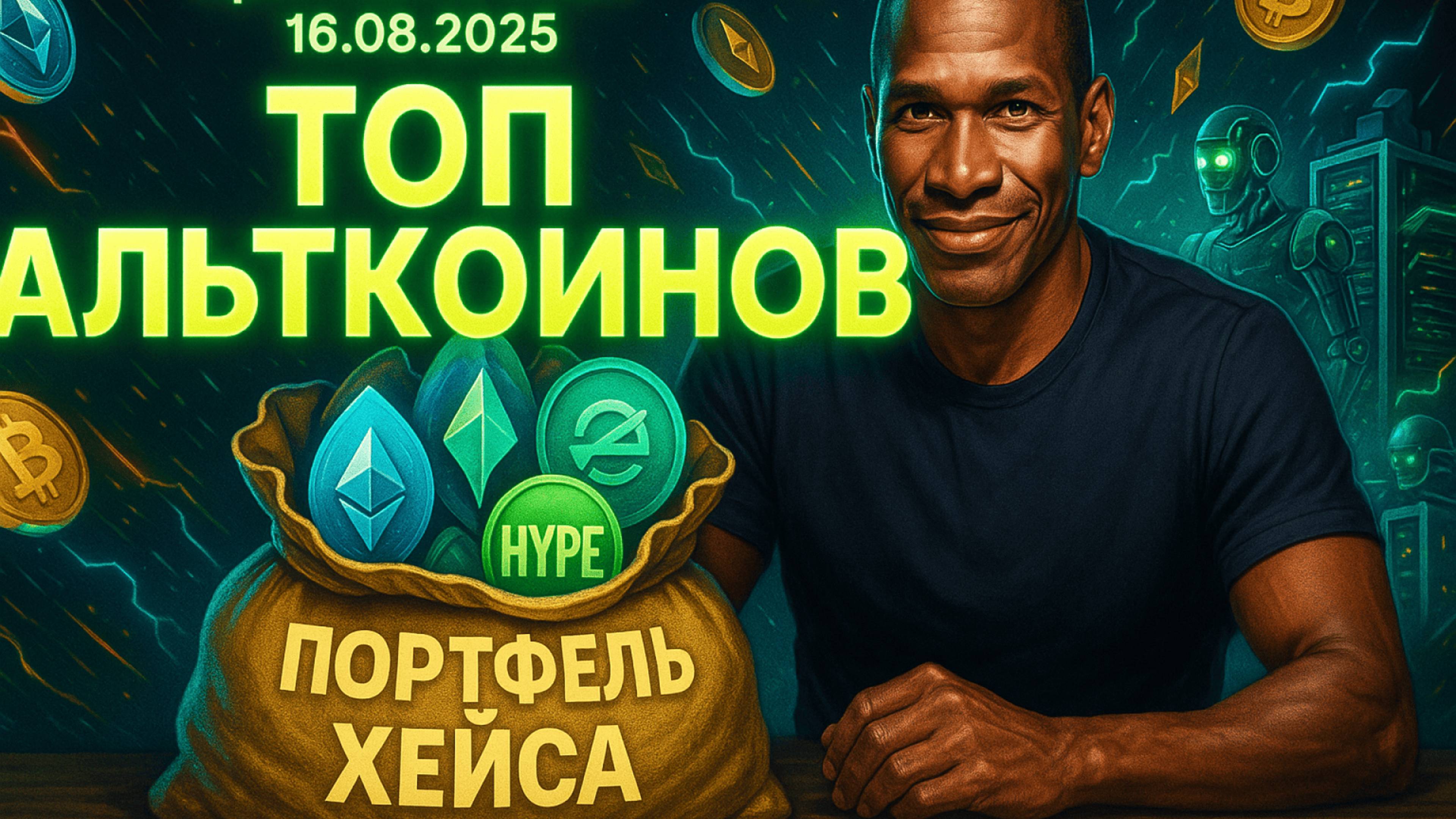 КРИПТА НОВОСТИ 16.08.2025 | ТОП АЛЬТКОИНОВ ОТ ХЕЙСА | БИТКОИН ПОСЛЕ ATH ПОЧЕМУ ПАДАЕМ | МАЙНИНГ С ИИ смотреть онлайн