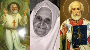 ОНА ВИДЕЛА КАК БОГОРОДИЦА  МОЛИТСЯ ЗА НАС КРОВАВЫМИ СЛЕЗАМИ. ЕЙ ЯВЛЯЛИСЬ СВЯТЫЕ НИКОЛАЙ И СЕРАФИМ..