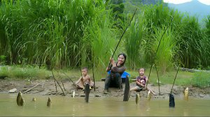 Ловим рыбу большой ловушкой. Потом продаем на рынке. Жизнь во Вьетнаме