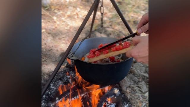 Шурпа на костре в дикой природе! Секрет идеального вкуса!