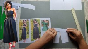 Моделирование. Идеальное платье для важных мероприятий и особых случаев. Выкройка № 1308.