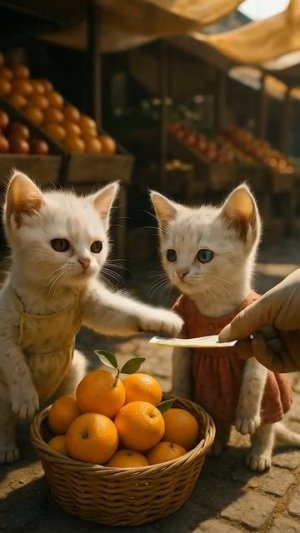 Котики спаслись самостоятельно от насекомых