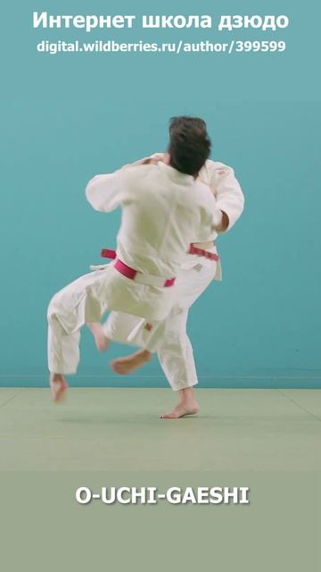 63Интернет школа дзюдо.Контрбросок от зацепа изнутри.O-UCHI-GAESHI.