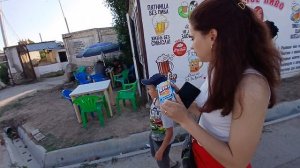 Чолпон-Ата Иссык-куль, гуляем по городу, пляж на Иссык-Куле, набережная, фантан