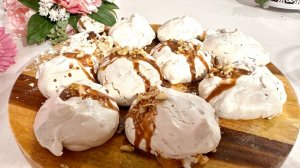 Остались яичные белки? Тогда обязательно приготовьте этот рецепт! Домашний десерт за 5 минут!