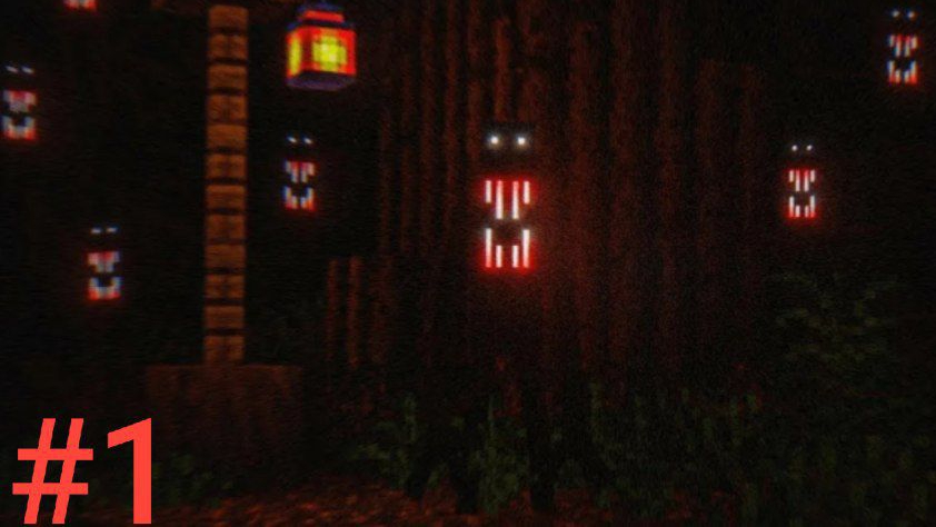 Выживание в мире с The Man From The Fog, Minecraft