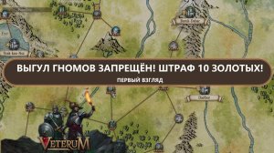 🕯️ВЫГУЛ ГНОМОВ ЗАПРЕЩЁН! I ПЕРВЫЙ ВЗГЛЯД I Veterum