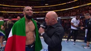 UFC 319: Хамзат Чимаев - Слова после боя