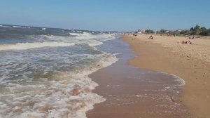 Азовское море, пляж Пересыпь. Медуз нет!