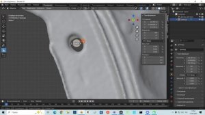 Пост обработка сканов после получения STL. Работа с Blender 3d.