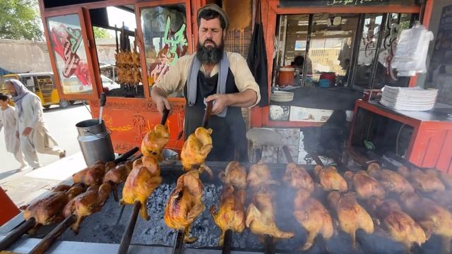 Афганистан: самое дешёвое уличное питание | Кабули палао | Рецепт бирьяни | Жареная курица