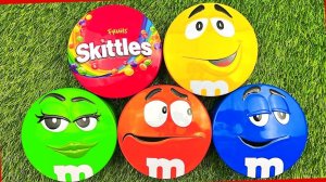 Мультики для детей. Коробка M&M'S с яркими конфетками. Мультики для малышей смотреть онлайн