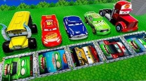 Мега-бои с машинами Маккуина и Pixar против Большой и маленькой Молнии Маккуин! Захватывающая битва