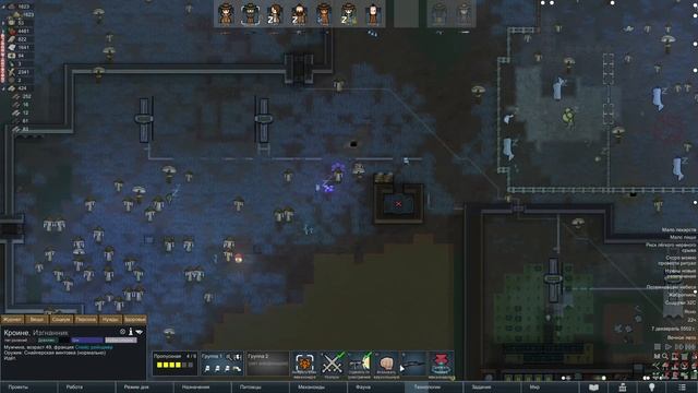 Нападение на шахтёров - #36 Прохождение Rimworld Odyssey + все DLC смотреть онлайн