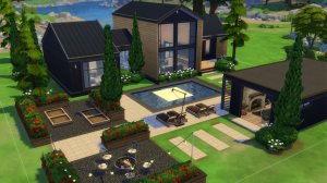 ДОМ ДЛЯ ОТДЫХА В ГРАНИТ ФОЛЛЗ СИМС 4 СТРОИТЕЛЬСТВО | The Sims 4 family home | Mulena Sims 4