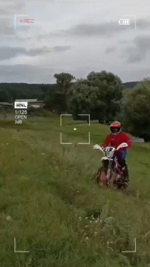 Питбайк.Покатушки.Прыжок.Гора