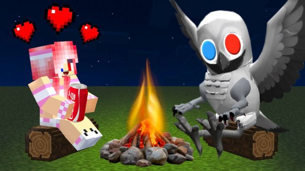 🥰Я СТАЛ ПОМОЩНИКОМ СОВОЙ 99 НОЧЕЙ В ЛЕСУ В МАЙНКРАФТ! MINECRAFT