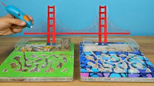 Соединил 3Д мостом два формикария, но муравьи не обрадовались!