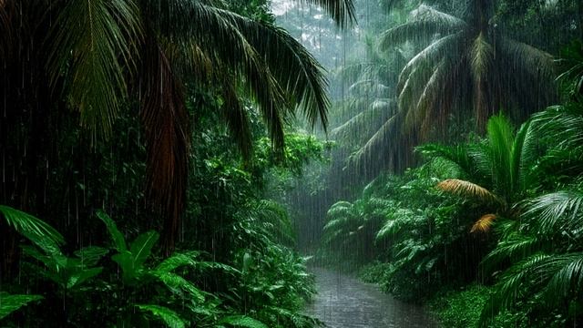 Звуки природы слушать онлайн. Природа. Дождь. Дождь в тропическом лесу _ Пение птиц _ Релакс