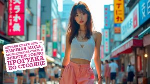 Летняя Сибуя 2025 — уличная мода, молодежный стиль и энергия Токио 🌆 прогулка по столице