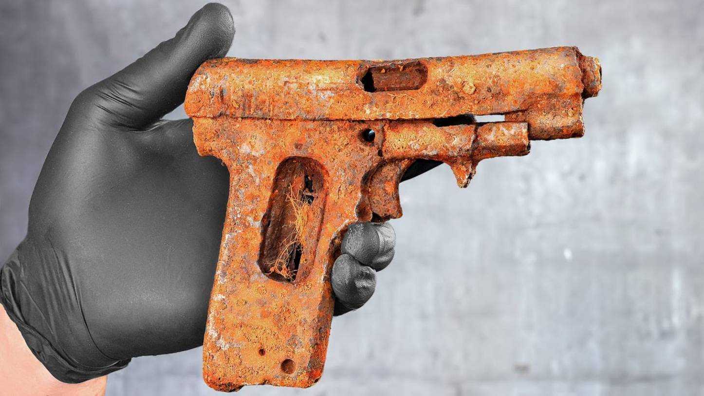 🔫 РЖАВЫЙ РЕТРО-ПИСТОЛЕТ ПРЕВРАТИЛСЯ В КОЛЛЕКЦИОННУЮ РЕДКОСТЬ! — ВОССТАНОВЛЕНИЕ RUBY смотреть онлайн