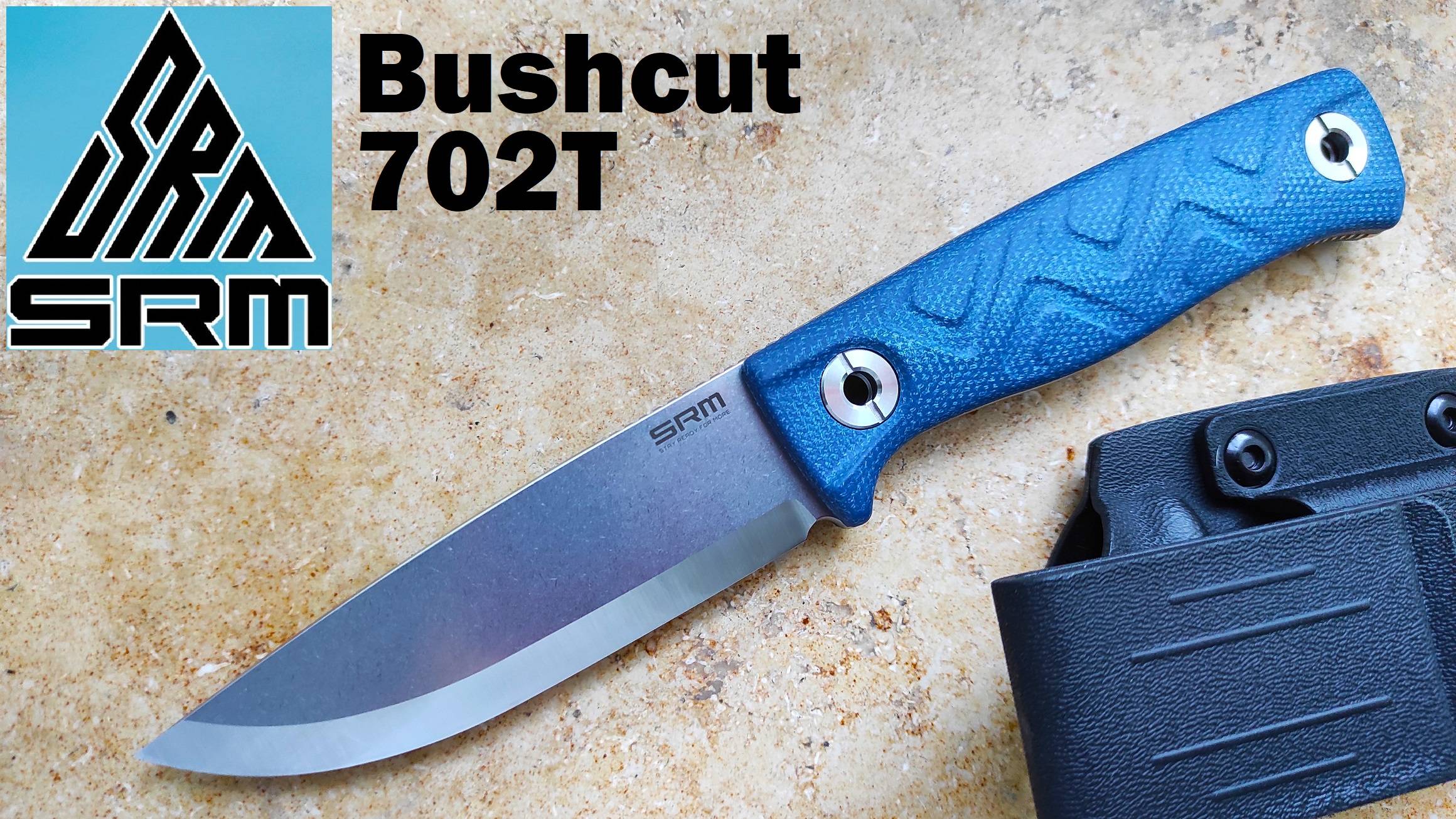 ✅ NEW SRM Fixed Blade Кnifе Bushcut 702T Scandi Bushcraft