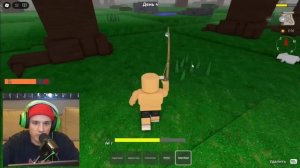 Новая серия ХОЛИ БАМ - ОЛЕНЬ ЛЮДОЕД СЛОВИЛ ЛЁНЮ НА ОБЕД!😱ПОЙМАЛ РЫБУ В 99 НОЧЕЙ