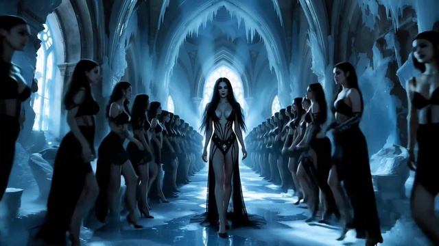 The Queen Of Ice - Chilling Gothic Rock Ballad - AI Music Video