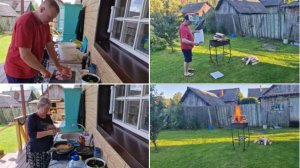 ЗАМАРИНОВАЛИ С ЮРОЙ ШАШЛЫК И ПРИЯТНЫЙ ВЕЧЕРОК НАЧИНАЕТСЯ.