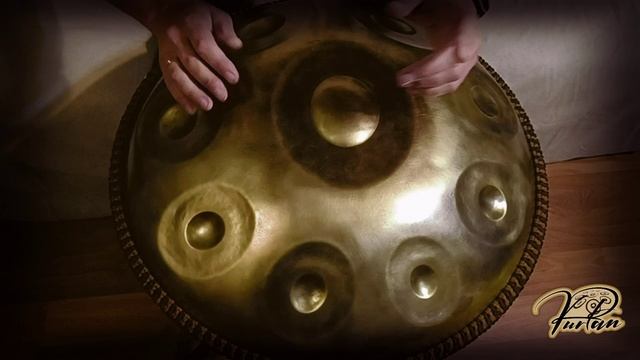 KurPan | Handpan B Akebono 9 | B / F# G B C E F# G B | латунированный