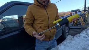 Заработал первые деньги на новом китайском мини-экскаваторе.