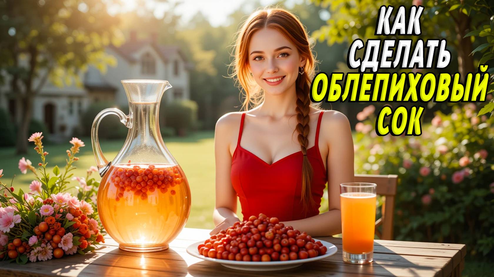 Как сделать облепиховый сок смотреть онлайн