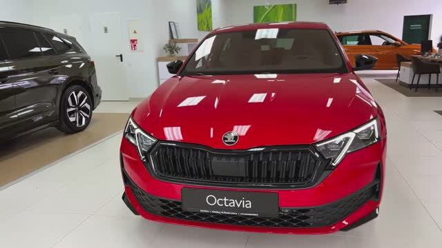 SKODA OCTAVIA SPORTLINE 2025 обзор смотреть онлайн