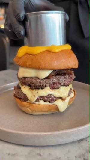 Японский сырный бургер🍔