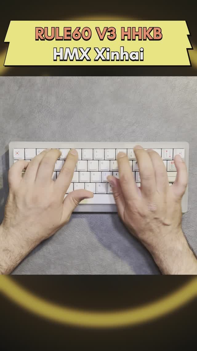 📣САМАЯ ГРОМКАЯ RULE60 V3 HHKB. HXM Xinhai. Most clackiest keyboard ever! #rule60v3 #hmxxinhai смотреть онлайн
