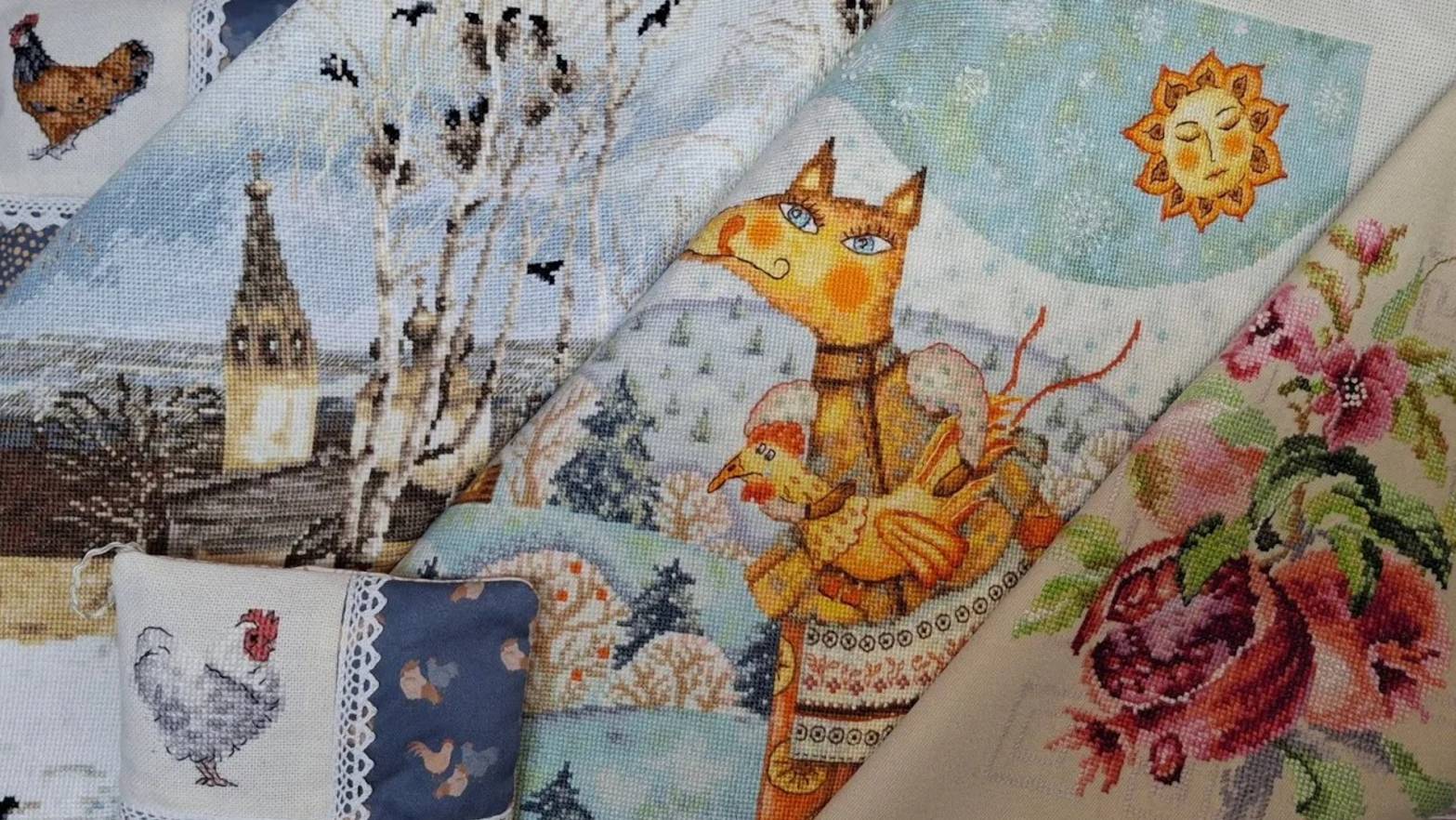 НОВОЕ ВИДЕО/ ОБО ВСЕМ / ФИНИШИ/ Вышивка крестом/ #вышивка