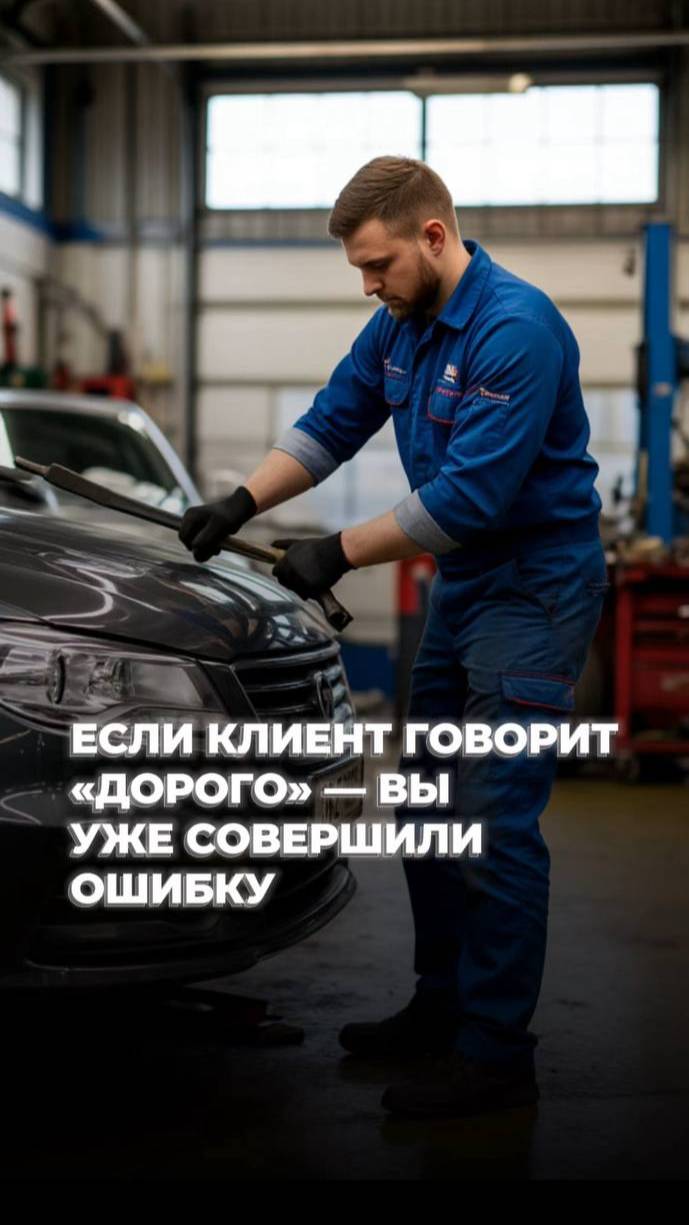 Если клиент в автосервисе говорит «дорого» — вы уже совершили ошибку!