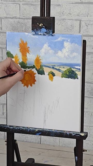 Подсолнухи шорц