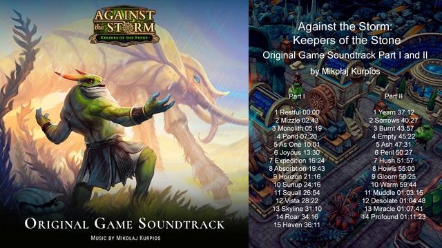 Against The Storm: Keepers Of The Stone. Part I And II Original Game Soundtrack