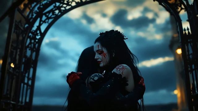 The Crimson Cure ｜ A Gothic Rock Music Ballad During A Deadly Plague ｜ AI Music Video
