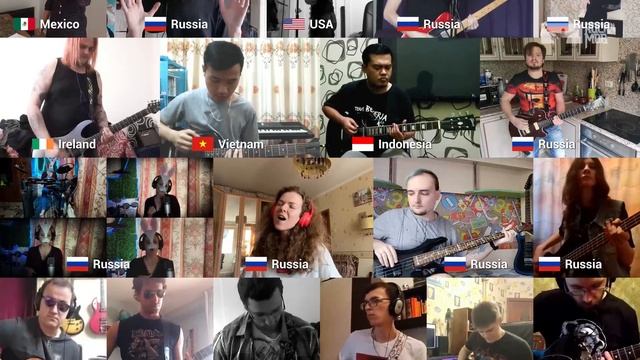 In The End - Linkin Park. 266 Musicians From 35 Countries #QuarantineMob Rocknmob