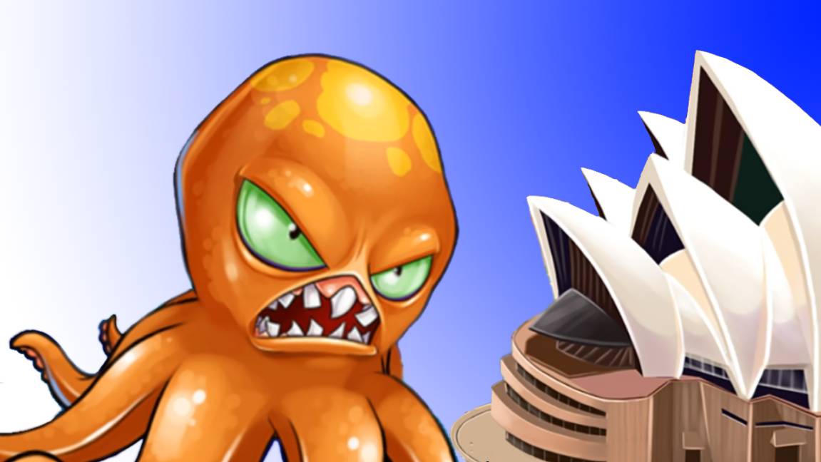 СУРОВЫЙ ОСЬМИНОГ МУТАНТ в АВСТРАЛИИ игра OCTOGEDDON на канале Мистер Игрушкин смотреть онлайн