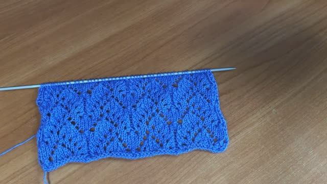 Красивый узор спицами для ваших изделий. Повяжем вместе смотреть онлайн