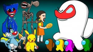 AMONG US ПРОТИВ ЗОМБИ.